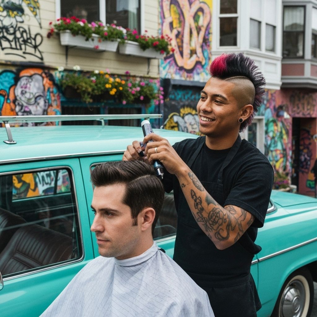 Castro Mobile Barber Pride Grooming: Celebrating SF's LGBTQ+ Community