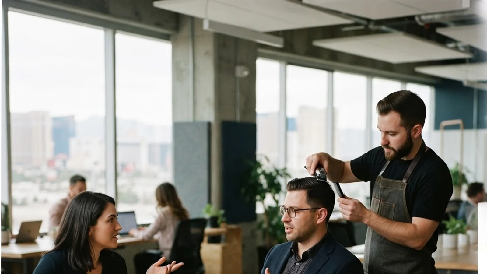 CEO Cuts Collaboration: Executive Grooming Partnership