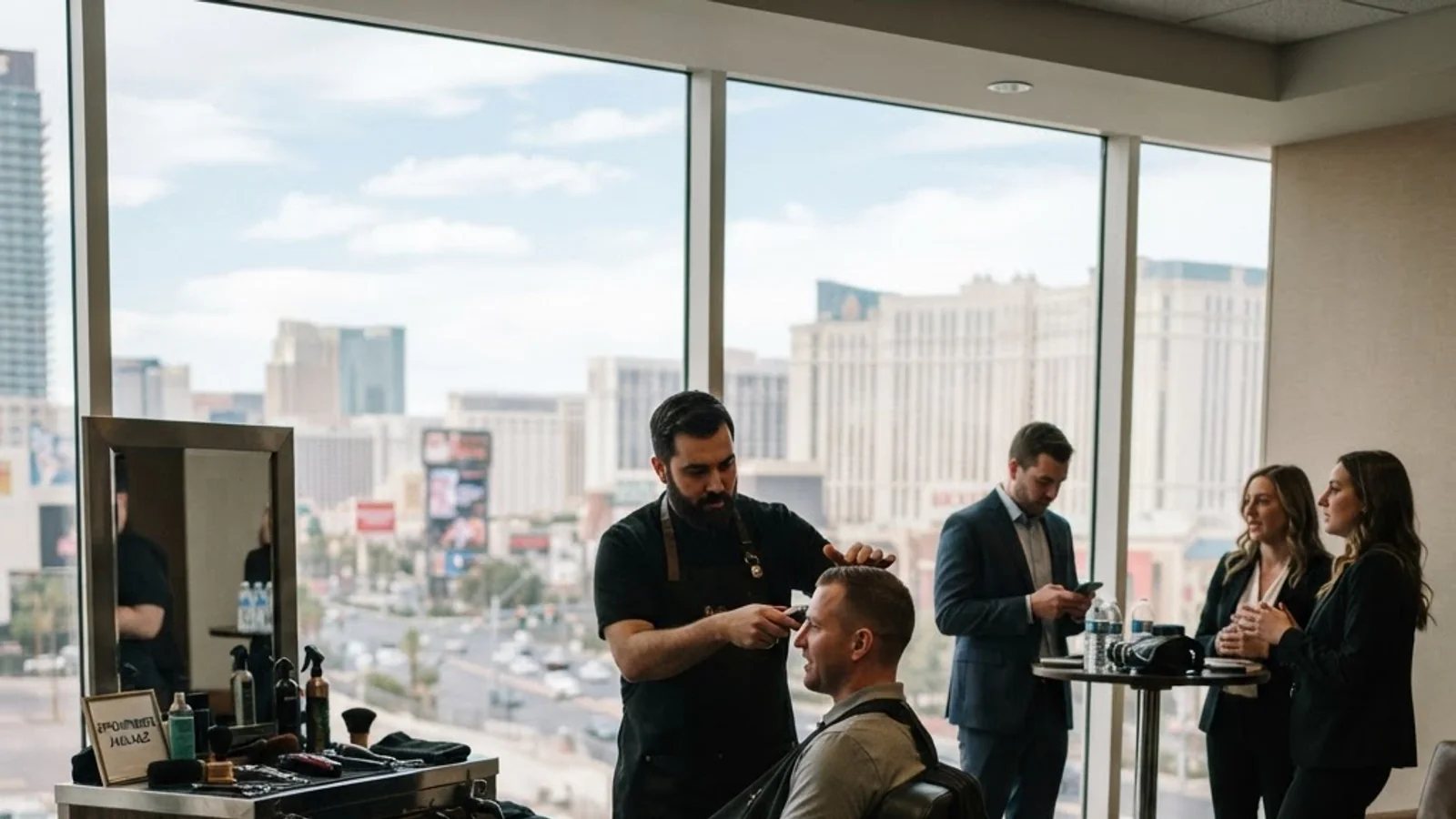 Corporate Barber Service Vegas 2026: Executive Mobile Grooming for Business Success