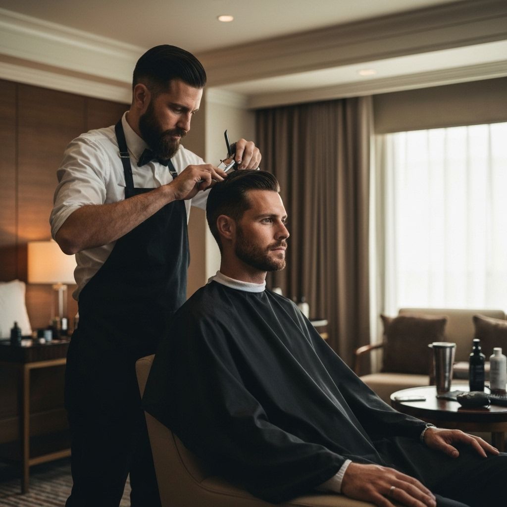 Union Square Hotel Mobile Barber Service: Luxury Grooming for SF Visitors