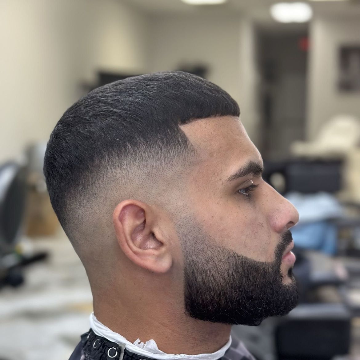 Professional Middle Eastern beard fade - house call barber service San Francisco